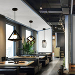 Geometric Cage Pendant Light