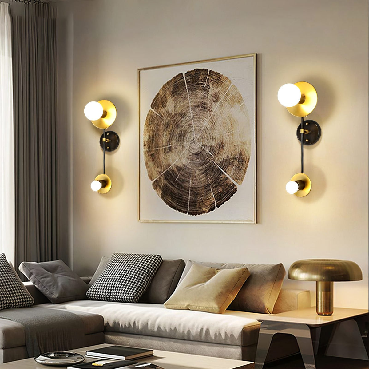 Geometric Composition Wall Light