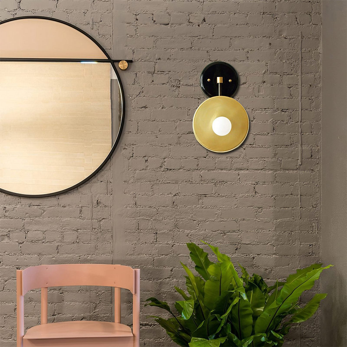 Geometric Composition Wall Light