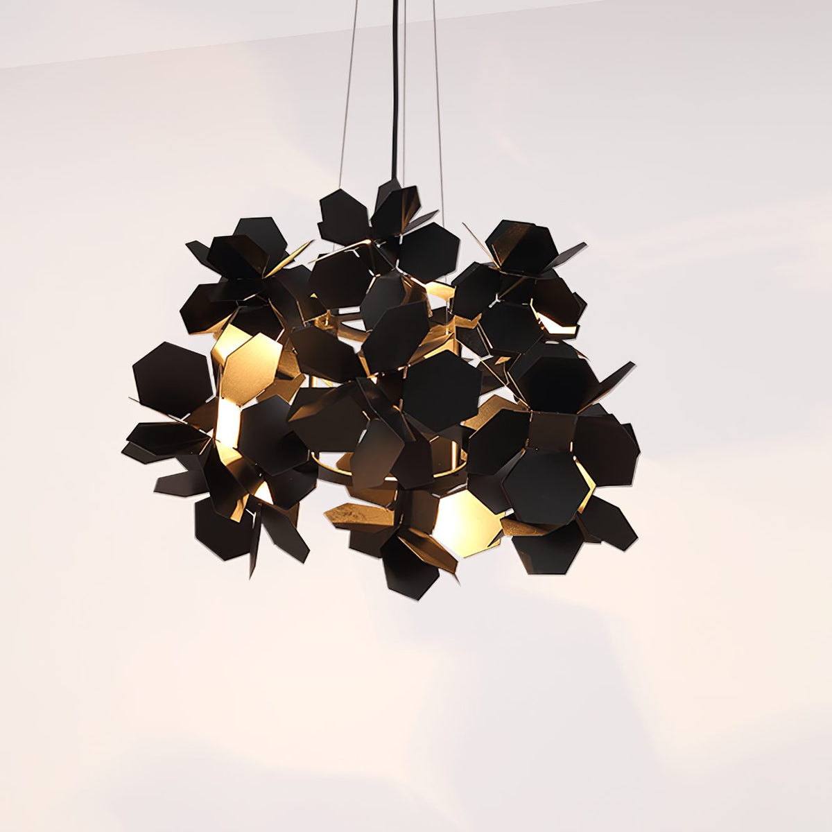 Geometric Cumulus Chandelier