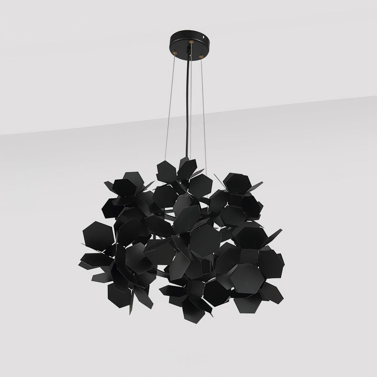 Geometric Cumulus Chandelier