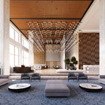 Geometric Linear LED Pendant Light – Modern Art-Inspired Illumination