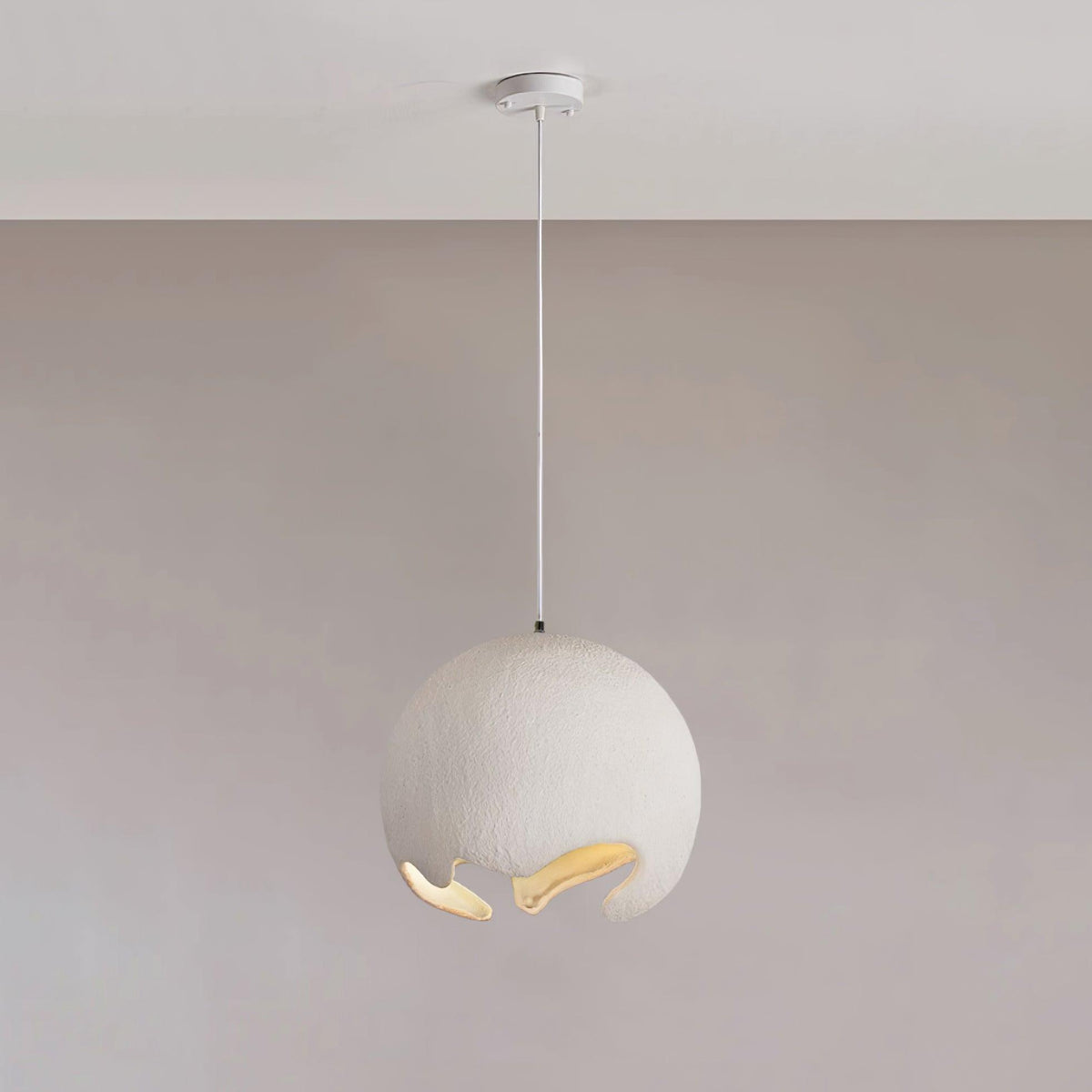 Geometric Resin Pendant Light