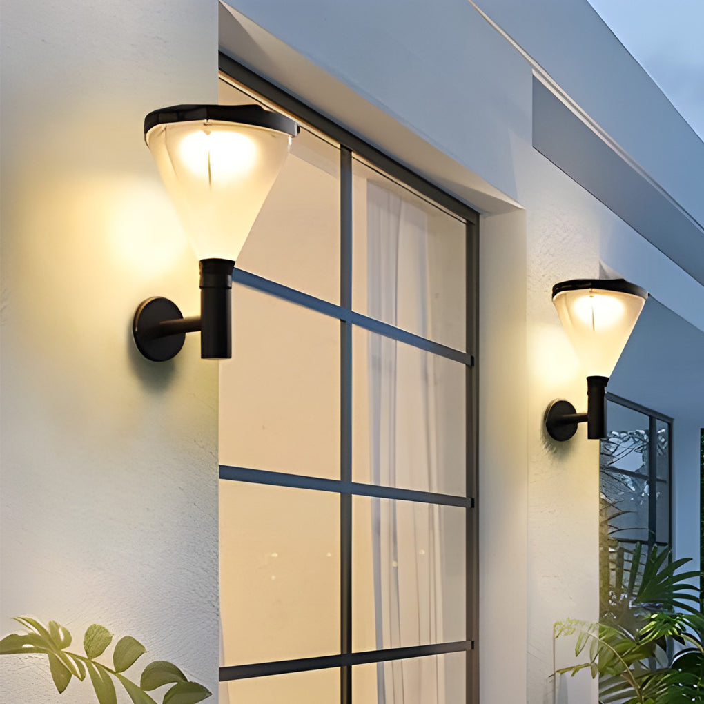 Geometric Outdoor Plug In Wall Lamp Li002041