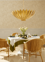 Gilded Acanthus Leaf Chandelier for Grand Interiors