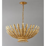 Gilded Acanthus Leaf Chandelier for Grand Interiors