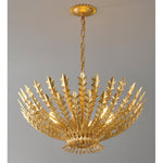 Gilded Acanthus Leaf Chandelier for Grand Interiors