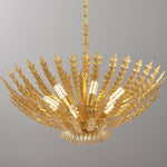Gilded Acanthus Leaf Chandelier for Grand Interiors