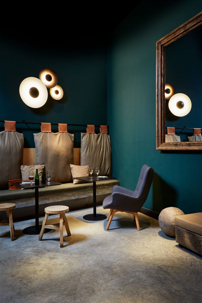 Ginger Round LED Wall Sconce – Modern Minimalist Bedroom & Living Room Lighting