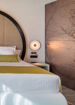 Ginger Round LED Wall Sconce – Modern Minimalist Bedroom & Living Room Lighting