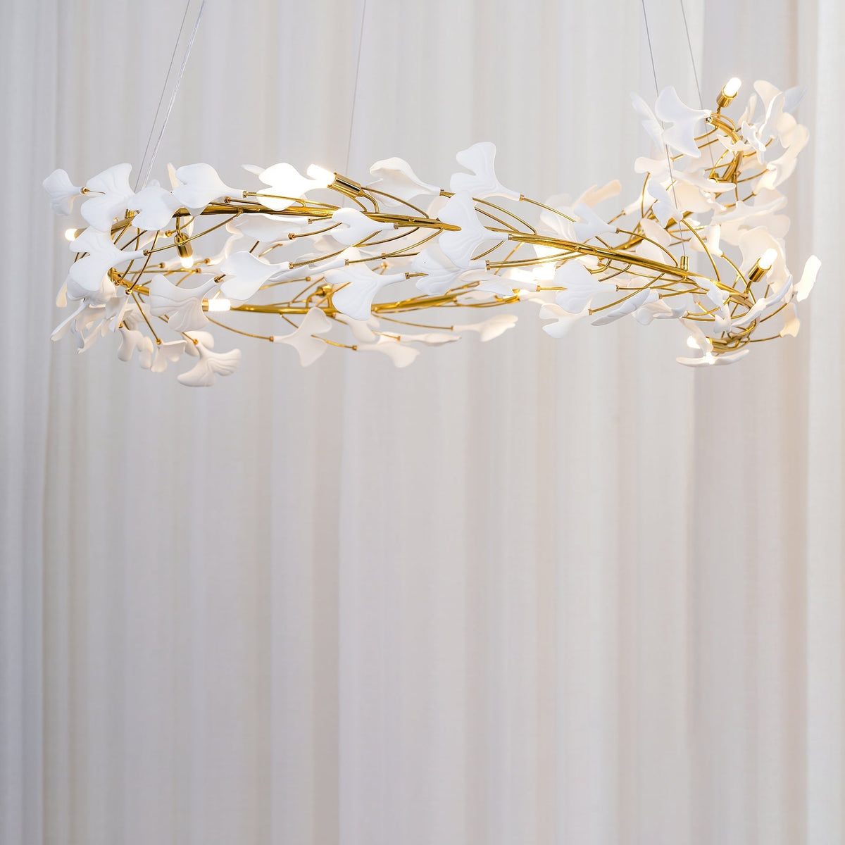 Gingko Round Chandelier U