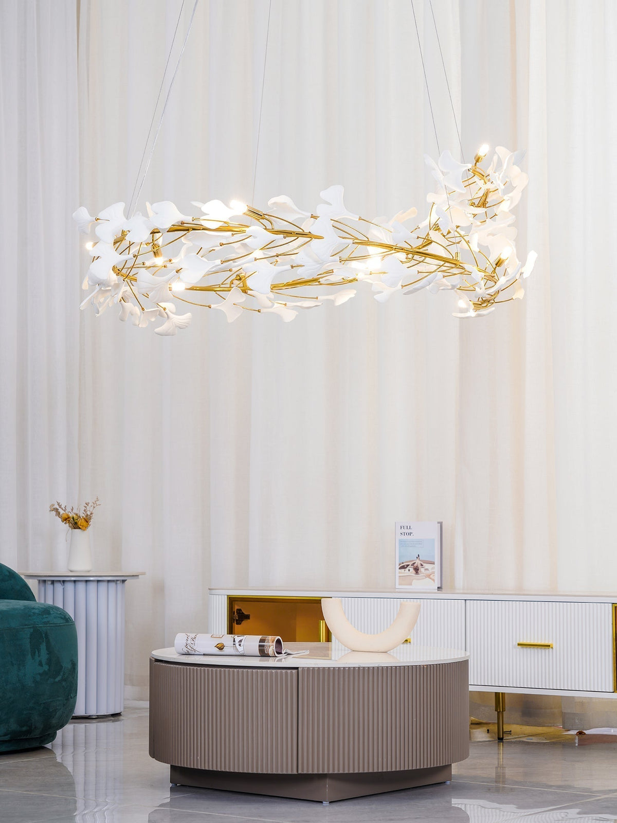 Gingko Round Chandelier U