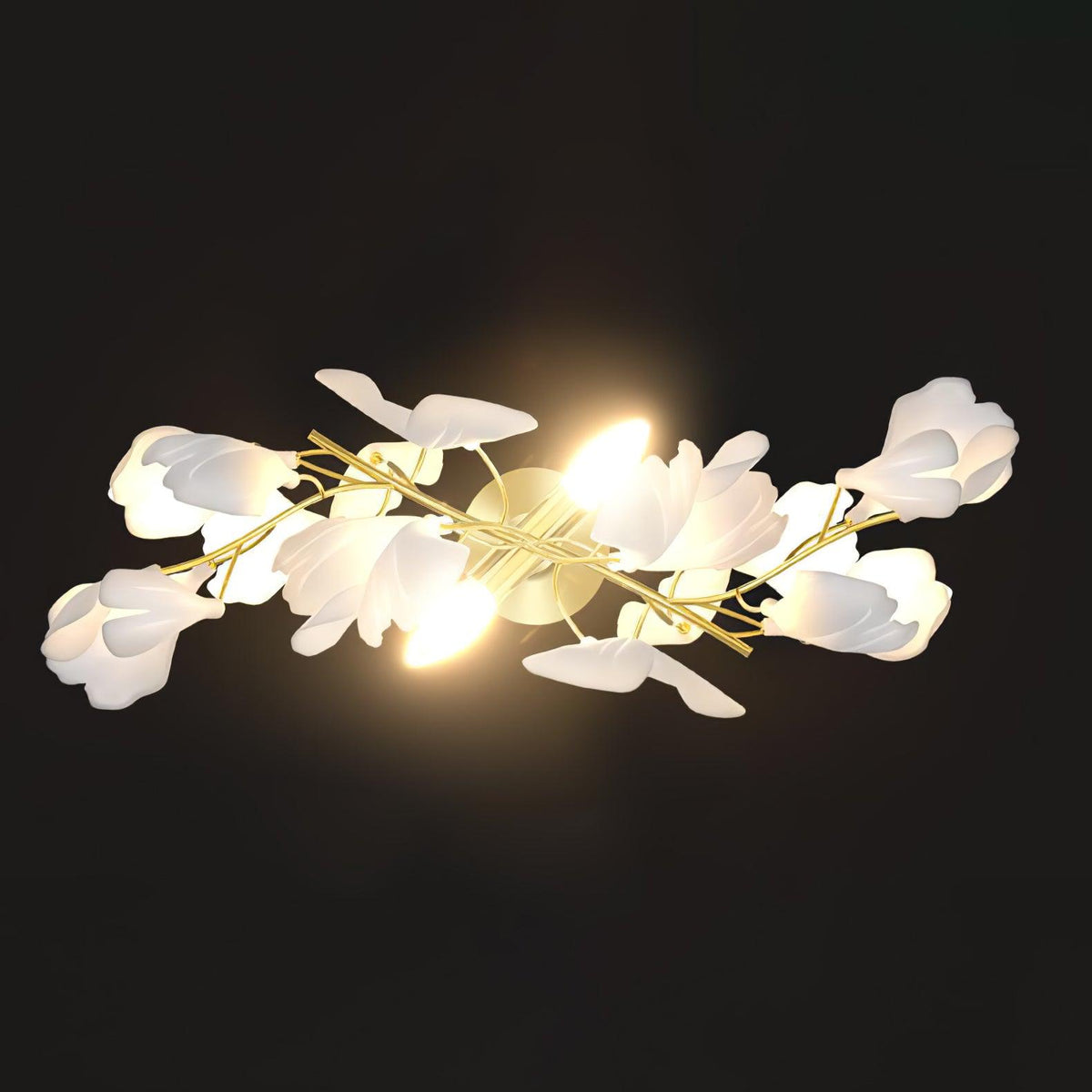 Gingko Flowers Plug In Wall Lamp