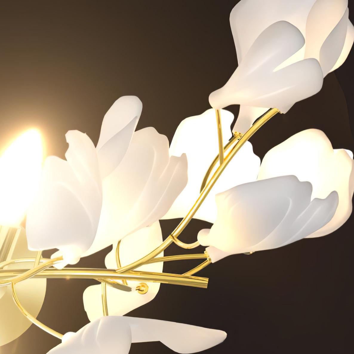 Gingko Flowers Plug In Wall Lamp