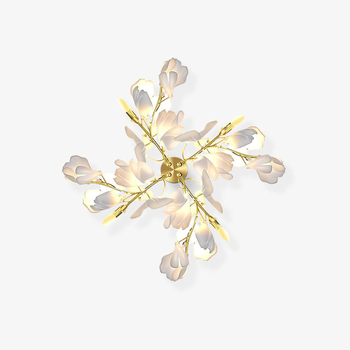 Gingko Flowers Plug In Wall Lamp