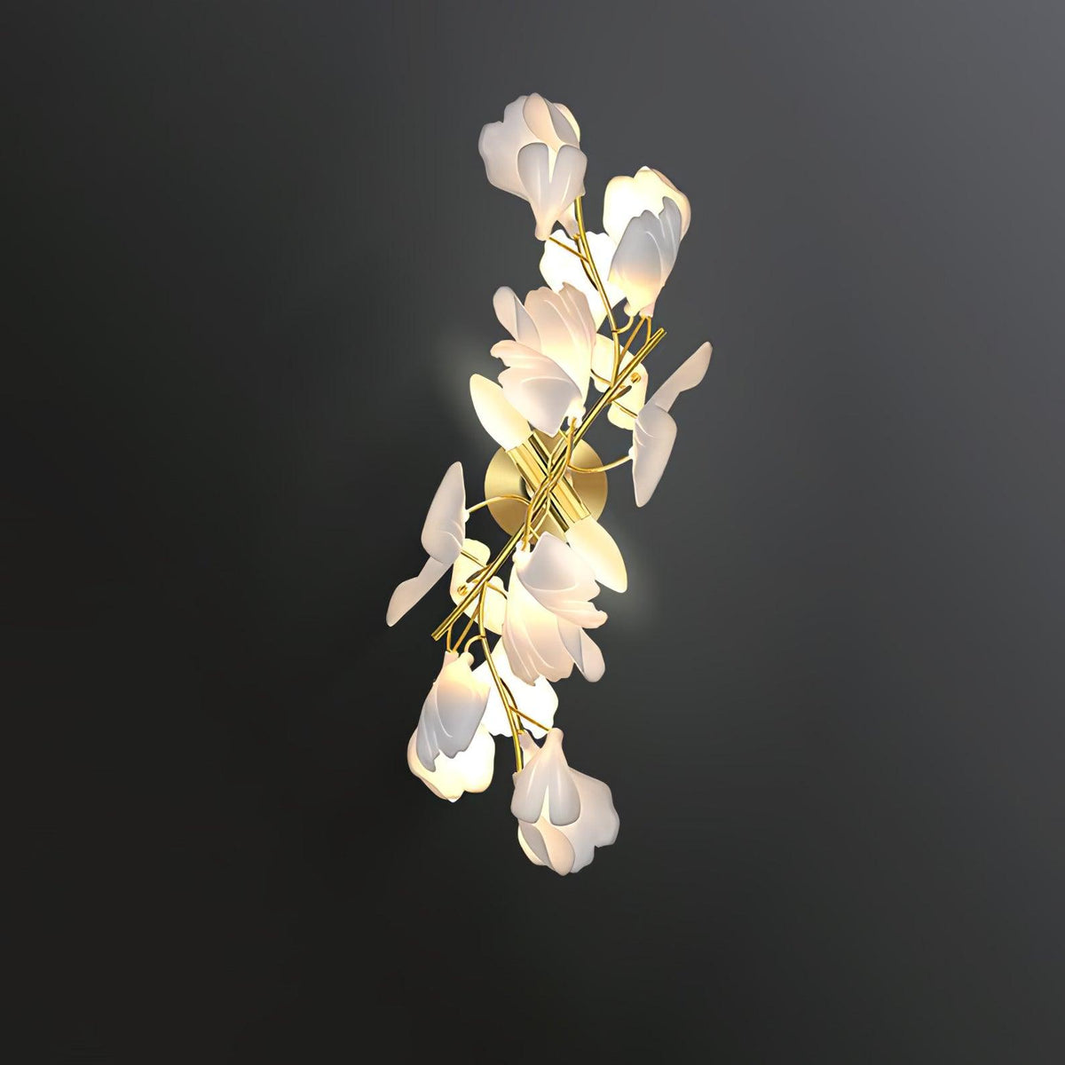 Gingko Flowers Plug In Wall Lamp