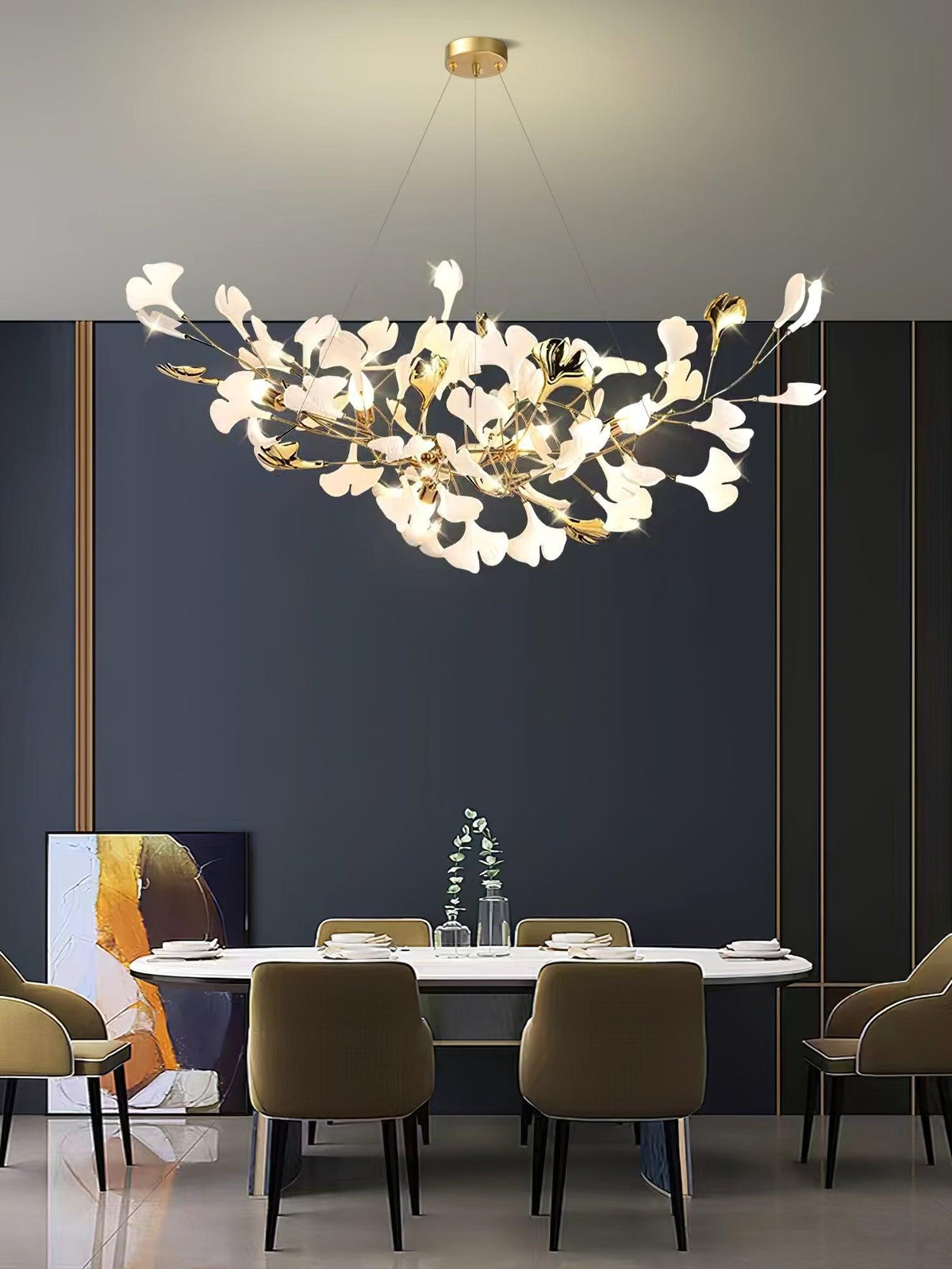 modern-ginkgo-ceramic-chandelier