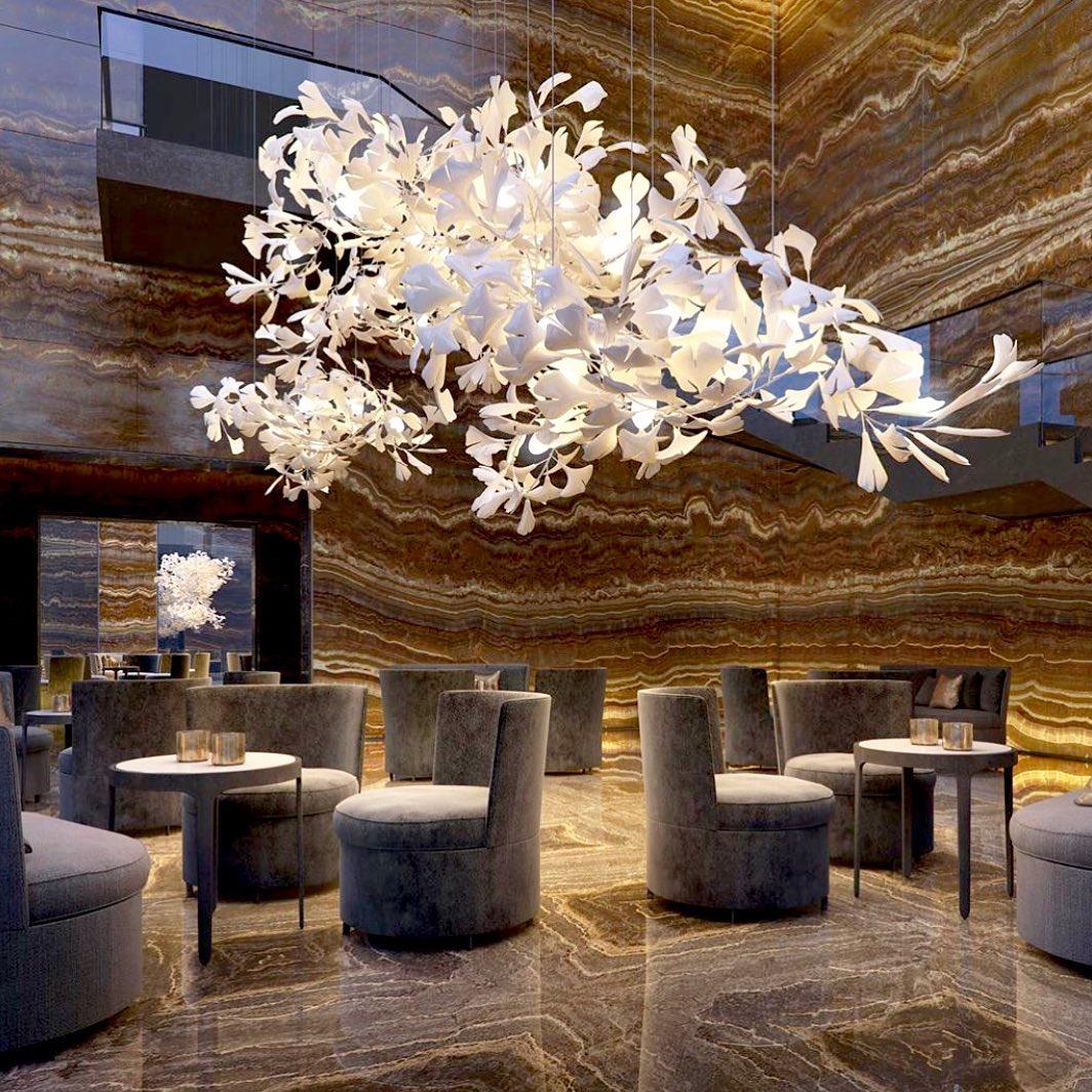 modern-ginkgo-ceramic-chandelier