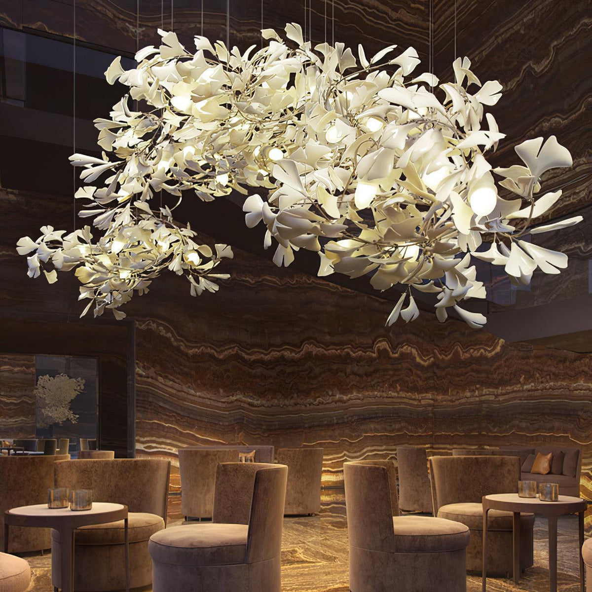 modern-ginkgo-ceramic-chandelier