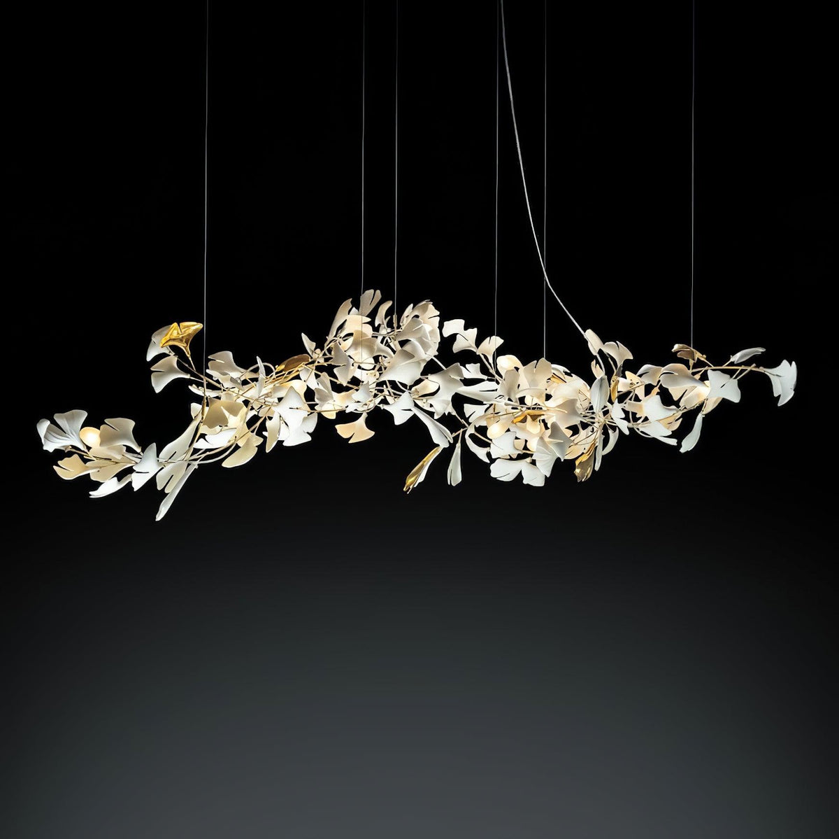 gingko-leaf-chandelier