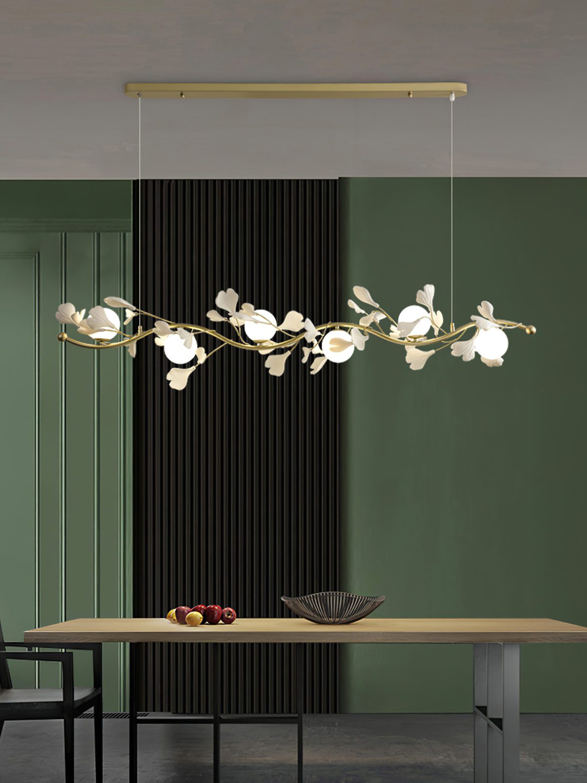 Ginkgo Long Bar Chandelier