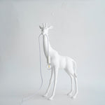 Giraffe Royale Sculpture Floor Lamp – Modern Crystal Pendant Light