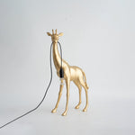 Giraffe Royale Sculpture Floor Lamp – Modern Crystal Pendant Light