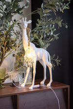 Giraffe Royale Sculpture Floor Lamp – Modern Crystal Pendant Light