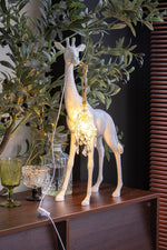 Giraffe Royale Sculpture Floor Lamp – Modern Crystal Pendant Light