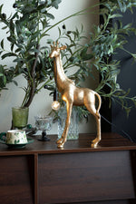 Giraffe Royale Sculpture Floor Lamp – Modern Crystal Pendant Light