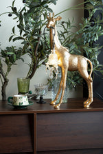 Giraffe Royale Sculpture Floor Lamp – Modern Crystal Pendant Light