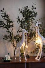 Giraffe Royale Sculpture Floor Lamp – Modern Crystal Pendant Light