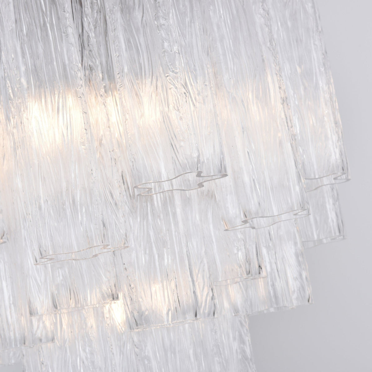 Giselle Murano Glass Chandelier – Hand-Blown Italian Glass Pendant Light for Dining Room and Living Room