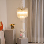 Giselle Murano Glass Chandelier – Hand-Blown Italian Glass Pendant Light for Dining Room and Living Room