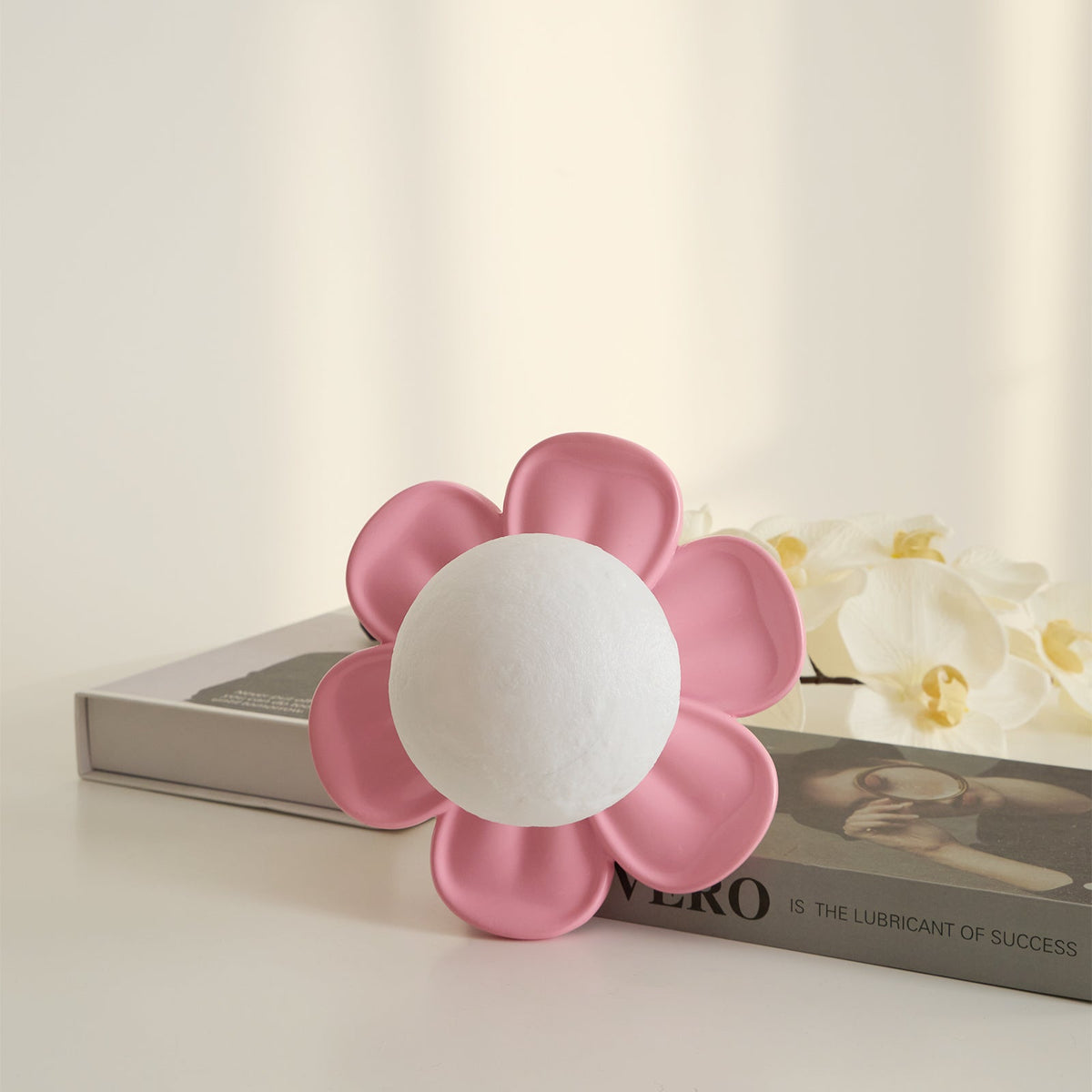 cream-bloom-flower-ceiling-lamp