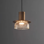 Glacier Crackle Glass Pendant Lamp