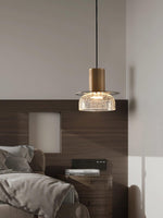 Glacier Crackle Glass Pendant Lamp