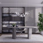 Glacier Crystal Glass LED Chandelier for Modern Interiors