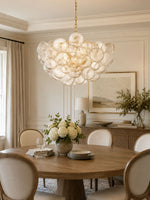 Lumière Cascade Glass Ball Chandelier – Modern Sculptural Pendant Light