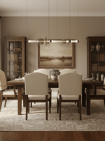 Artisan Glass Bead Linear Pendant Light for Modern Interiors