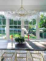 Lumière Cascade Glass Ball Chandelier – Modern Sculptural Pendant Light