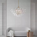 Lumière Cascade Glass Ball Chandelier – Modern Sculptural Pendant Light