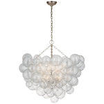 Lumière Cascade Glass Ball Chandelier – Modern Sculptural Pendant Light