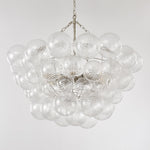 Lumière Cascade Glass Ball Chandelier – Modern Sculptural Pendant Light