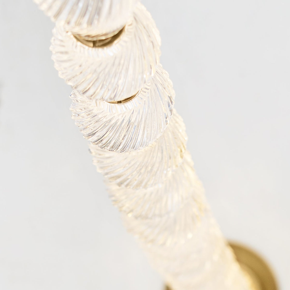 Riviere Glass Chain Chandelier – Modern Linear LED Pendant Light
