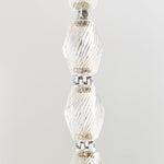 Riviere Glass Chain Chandelier – Modern Linear LED Pendant Light