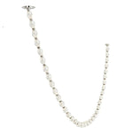 Riviere Glass Chain Chandelier – Modern Linear LED Pendant Light