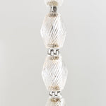 Riviere Glass Chain Chandelier – Modern Linear LED Pendant Light