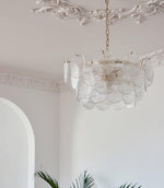 Glass Disc Chandelier