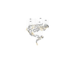 Glass Feathers Flying Chandelier — Modern LED Statement Pendant for Dining & Living Rooms